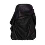 THE ATTICO BLACK MINI DRESS