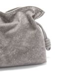 LOEWE FLAMENCO CLUTCH BAG IN DENIM