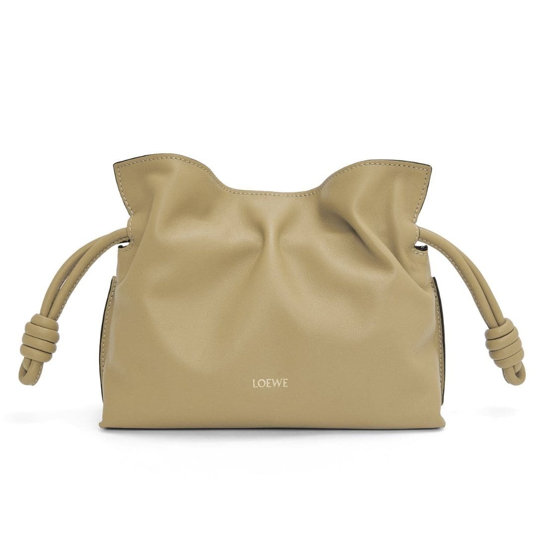 LOEWE MINI FLAMENCO CLUTCH BAG IN CALFSKIN NAPPA