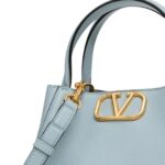 VALENTINO GARAVANI ALLTIME SMALL HANDBAG IN GRAINY CALFSKIN