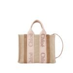 CHLOE SMALL WOODY TOTE BAG BLUSHY BEIGE