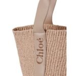 CHLOE LARGE WOODY BASKET ARGIL BROWN