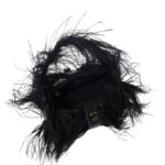 PROENZA PARK SHOULDER BAG IN NYLON WITH FEATHERS BLACK