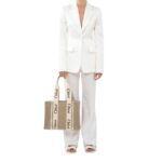 CHLOE MEDIUM WOODY TOTE BAG LIGHT GOLD