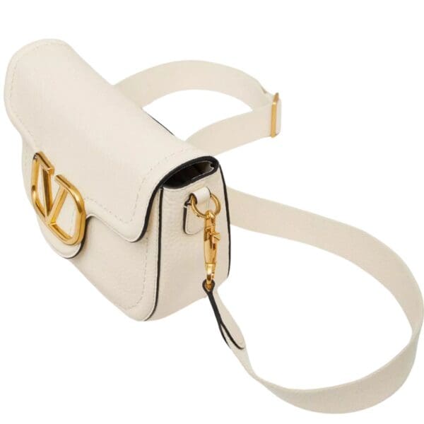 VALENTINO GARAVANI ALLTIME GRAINY CALFSKIN SHOULDER BAG