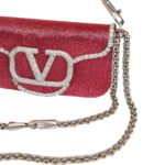 VALENTINO GARAVANI LOCÒ EMBROIDERED SMALL SHOULDER BAG