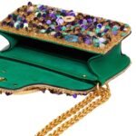 VALENTINO GARAVANI SMALL LOCÒ SHOULDER BAG WITH 3D EMBROIDERY