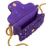 VALENTINO GARAVANI SMALL LOCÒ SHOULDER BAG WITH 3D EMBROIDERY