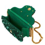 VALENTINO GARAVANI SMALL LOCÒ SHOULDER BAG WITH 3D EMBROIDERY