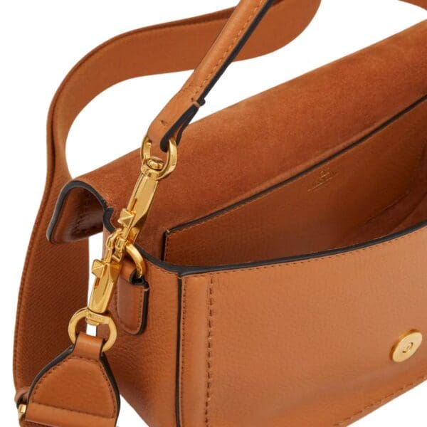 VALENTINO GARAVANI ALLTIME GRAINY CALFSKIN SHOULDER BAG