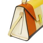 VALEXTRA ISIDE BAG INTARSIA COLOUR BLOCK