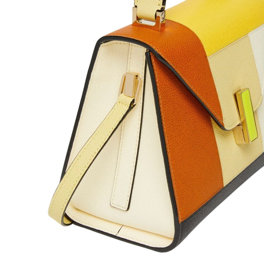 VALEXTRA ISIDE BAG INTARSIA COLOUR BLOCK