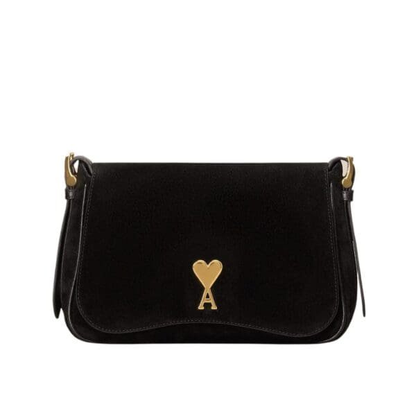 AMI PANAME PANAME SATCHEL BAGIN BLACK