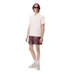 LOUIS VUITTON LEATHER INTARSIA DAIMER RUGDY SHORTS