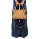 CHLOE MARCIE DOUBLE CARRY BAG MILKY BROWN