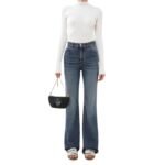 CHLOE ZIPPERED MINI BASKET WITH CHAIN BLACK