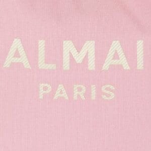 BALMAIN CANVAS AND LEATHER B-ARMY GROCERY BAG