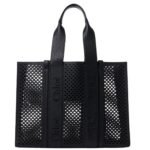 CHLOE LARGE WOODY TOTE BAG BLACK