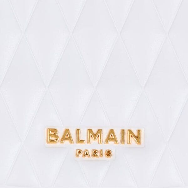 BALMAIN JOLIE MADAME MEDIUM BAG IN WAHITE - Image 4