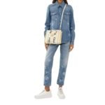 CHLOE SMALL WOODY TOTE BAG COCONUT MILK