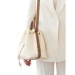 CHLOE MARCIE BUCKET BAG MISTY IVORY