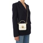 CHLOE PENELOPE MICRO FLAP BAG MISTY IVORY