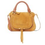 CHLOE MARCIE DOUBLE CARRY BAG SAFARI GOLD