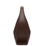 VALENTINO GARAVANI MAXI VLOGO MOON NAPPA LEATHER HOBO BAG WITH CHAIN