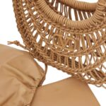vVALENTINO GARAVANI ALLKNOTS WOVEN LEATHER SHOPPER