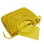 VALENTINO GARAVANI ALLKNOTS WOVEN LEATHER SHOPPER