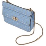 vVALENTINO GARAVANI MEDIUM NAPPA ROCKSTUD SPIKE BAG