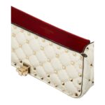 VALENTINO GARAVANI ROCKSTUD SPIKE CALFSKIN SHOULDER BAG