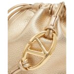 VALENTINO GARAVANI VLOGO POUF NAPPA LEATHER MINI BUCKET BAG