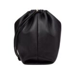 VALENTINO GARAVANI VLOGO POUF NAPPA LEATHER POUCH