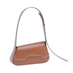 SANTONI BROWN LEATHER THEPLUTO BAG