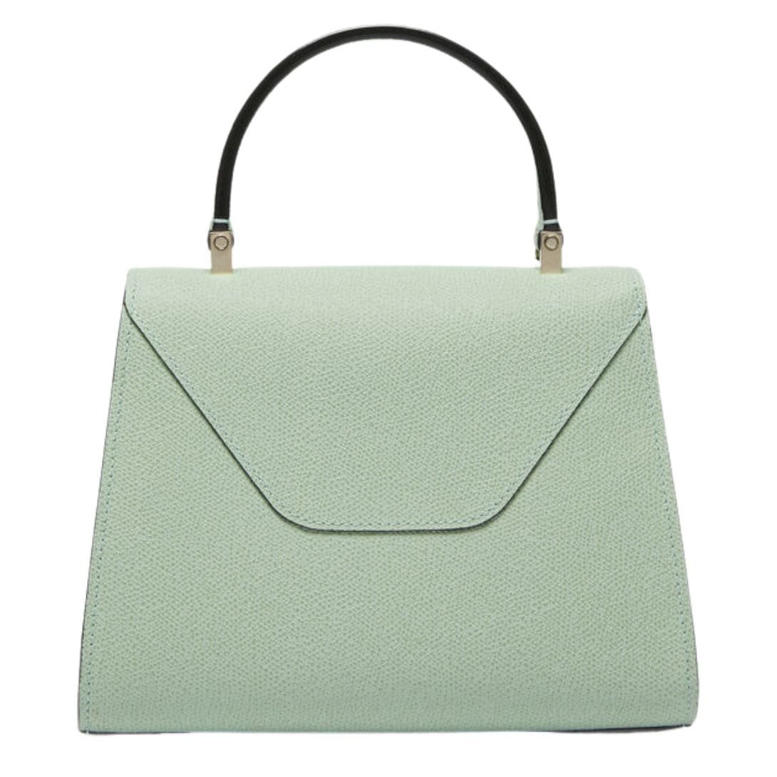 VALEXTRA ISIDE PLEXI TOP HANDLE MINI BAG