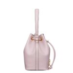 vVALENTINO GARAVANI MINI VLOGO SIGNATURE BUCKET BAG IN NAPPA LEATHER