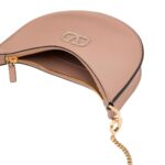 VALENTINO GARAVANI VLOGO SIGNATURE CALFSKIN HOBO MINI BAG WITH JEWEL LOGO