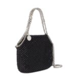 STELLA MCCARTNEY FALABELLA CRYSTAL MESH MINI TOTE BAG