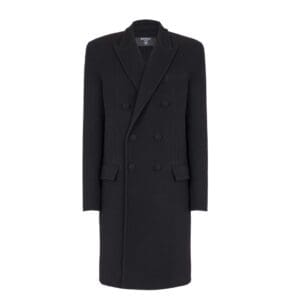 BALMAIN DOUBLE FACE WOOL AND CASHMERE COAT