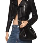 vSTELLA MCCARTNEY LOGO DOUBLE TOP HANDLE CROSSBODY BAG