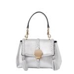 CHLOE PENELOPE MINI SOFT SHOULDER BAG SILVER