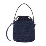 CHLOE SMALL WOODY BASKET DENIM