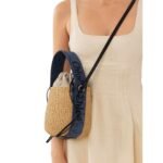 CHLOE SMALL WOODY BASKET DENIM