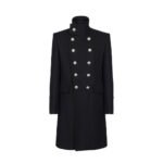 BALMAIN MID LENGTH MILITARY STYLE COAT