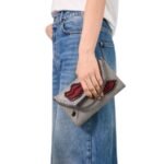 STELLA MCCARTNEY FALABELLA LIPS WALLET CROSSBODY BAG