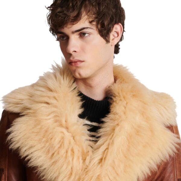 BLAMAIN SHEEPSKIN AVIATOR JACKET