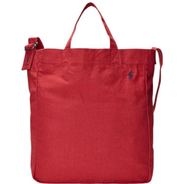 RALPH LAUREN CANVAS SHOPPER TOTE