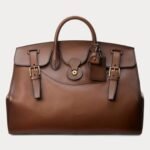 RALPH LAUREN COOPER BURNISHED CALFSKIN DUFFEL