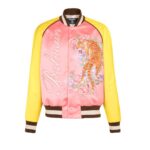 BALMAIN TIGER EMBROIDERED BOMBER
